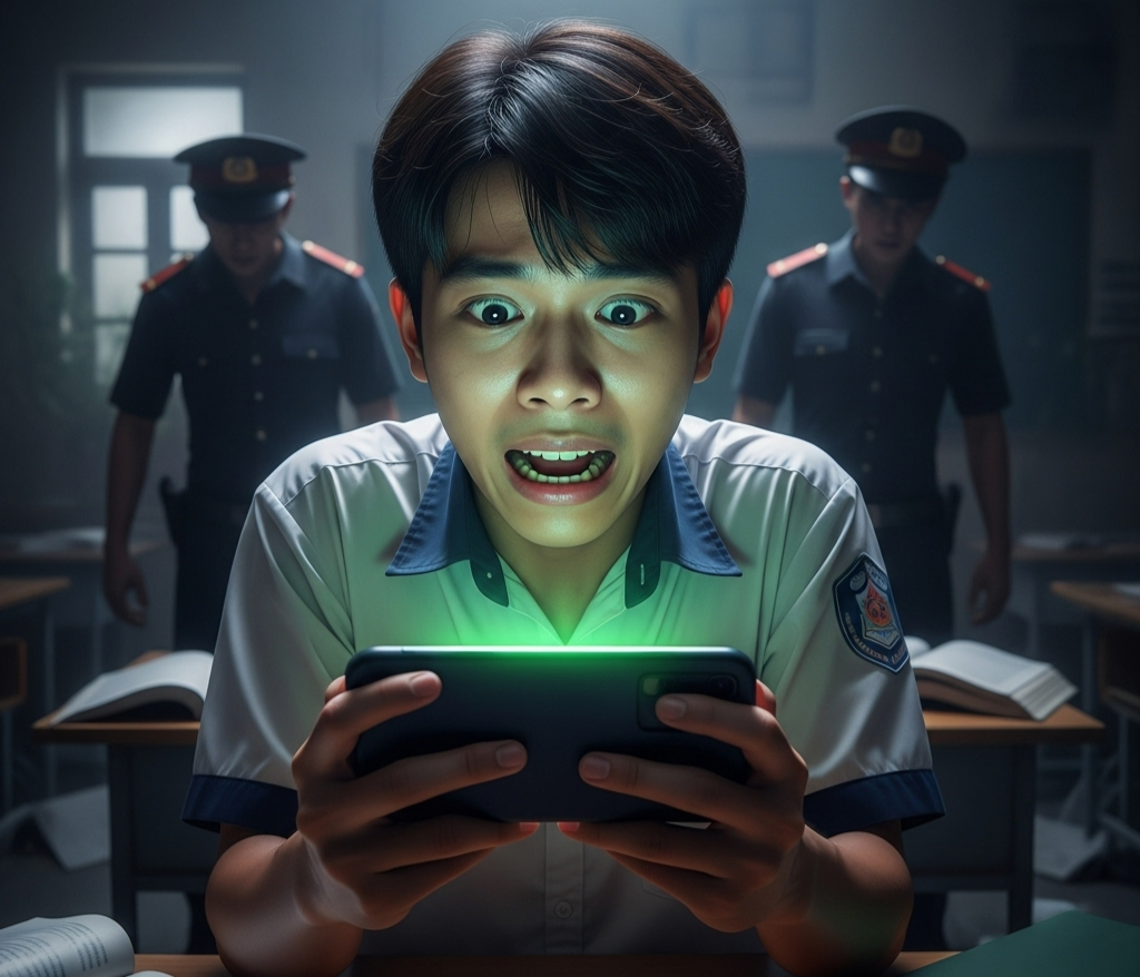 Nam sinh ở Hà Nội bị đe dọa, dàn cảnh 'bắt cóc online' đòi 250 triệu đồng tiền chuộc- Ảnh 1.