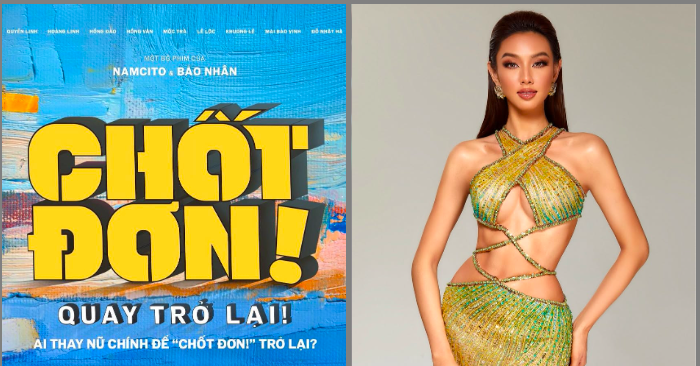 Phim 'Chốt đơn' thông báo trở lại rạp, xoá tên hoa hậu Thuỳ Tiên, giữ lại Quyền Linh