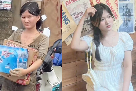 Gia cảnh đáng thương và cách hành xử 10 điểm của nữ sinh lấm lem bùn đất giữa lũ lịch sử ở Nghệ An