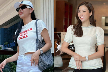 'Dâu hào môn' Phương Oanh - Đỗ Mỹ Linh bị soi 'đụng hàng' đồng hồ giá bằng cả căn nhà
