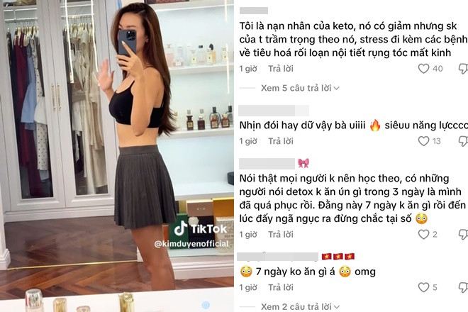 Á hậu Vbiz gây tranh cãi khi công khai 7 ngày nhịn ăn vẻ ngoài sau giảm cân gây sốc