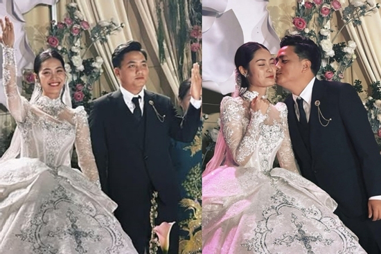 Đám cưới của hoa hậu Nông Thúy Hằng và doanh nhân hơn 8 tuổi Đình Hiếu