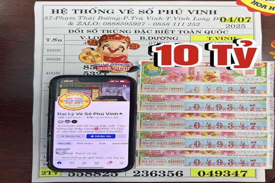 Mua 5 tờ vé số khi đang uống cà phê, người đàn ông ở Vĩnh Long thành 'tỉ phú'