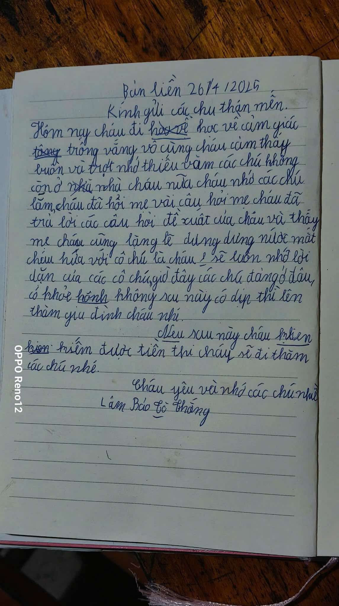 Bức thư bé lớp 3 vùng cao gửi dàn sao Gia Đình Haha: Quẹt vội nước mắt khi đọc đến cuối- Ảnh 2.