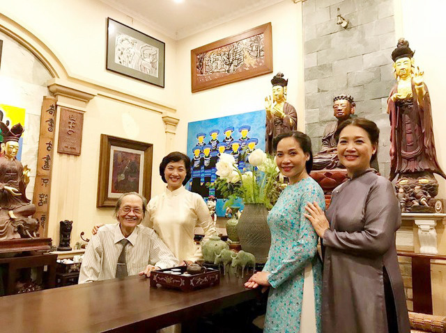 Nghệ sĩ Lê Mai ở tuổi U90 cùng 3 con gái là mỹ nhân nức tiếng Hà thành- Ảnh 4.