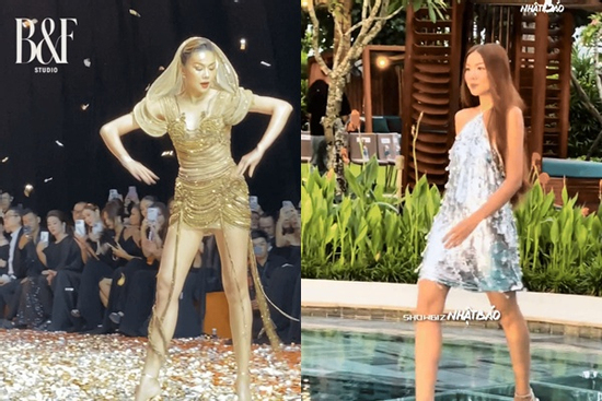 Sau màn catwalk như 'tập thể hình', Thanh Hằng lại gây tranh cãi