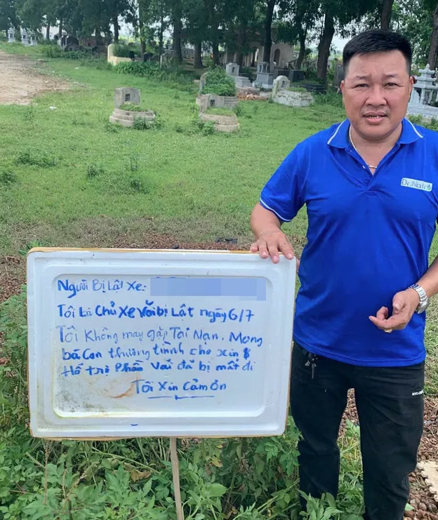 Vụ ô tô chở vải bị lật: Chủ xe nhận được khoảng hơn 40 triệu đồng giúp đỡ từ cộng đồng - Ảnh 1.