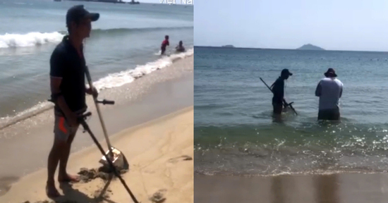 Khách Tây òa khóc khi nhận lại nhẫn kim cương rơi ở biển Đà Nẵng