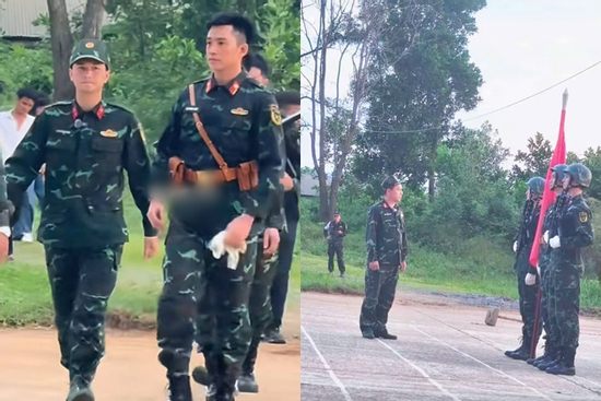 Khoảnh khắc cam thường của Thượng úy Lê Hoàng Hiệp bên 2 nam thần Vbiz gây bùng nổ tranh cãi