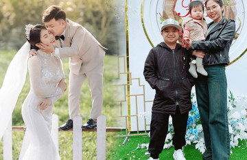 Cặp 'đôi chồng 1m37 lấy vợ 1m62 xinh như Hoa hậu ở Hải Phòng' sau hơn 3 năm kết hôn: Liên tục đón tin vui