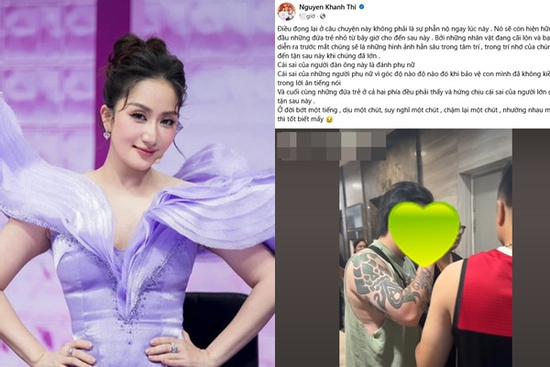 Khánh Thi phẫn nộ trước vụ việc nam thanh niên xăm trổ hành hung phụ nữ