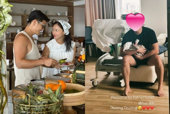 Ông xã Ngô Thanh Vân lộ diện sau 3 ngày lên chức 'bố bỉm', già đi thấy rõ!