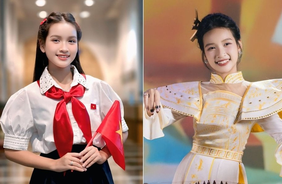 Cô bé 13 tuổi trình diễn trước 50.000 khán giả gây sốt: 'Tim em đập loạn nhịp dù đã từng hát ở nhiều sân khấu'