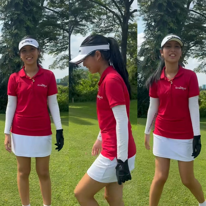 Con gái Lưu Hương Giang trổ mã tuổi 14 gu thời trang cá tính