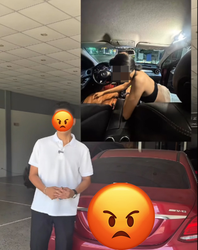 Sự thật cảnh cặp nam nữ bị lộ cảnh nóng trong xe Mercedes đang gây sốc trên MXH