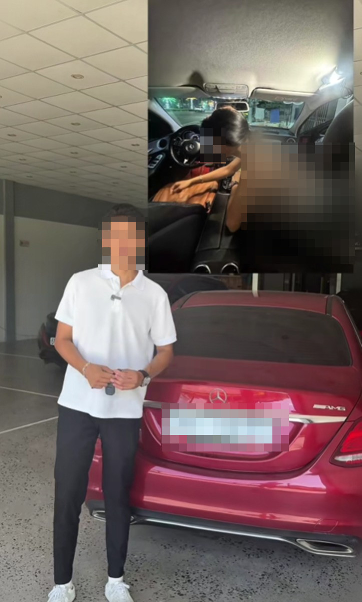 Cơ quan chức năng lên tiếng vụ cặp đôi bị nghi lộ cảnh nóng trên xe Mercedes