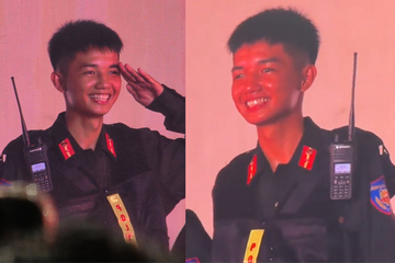 Xuất thân 'không vừa' của chiến sĩ trẻ gây sốt MXH sau màn 'kiss cam' tại concert quốc gia trên sân Mỹ Đình