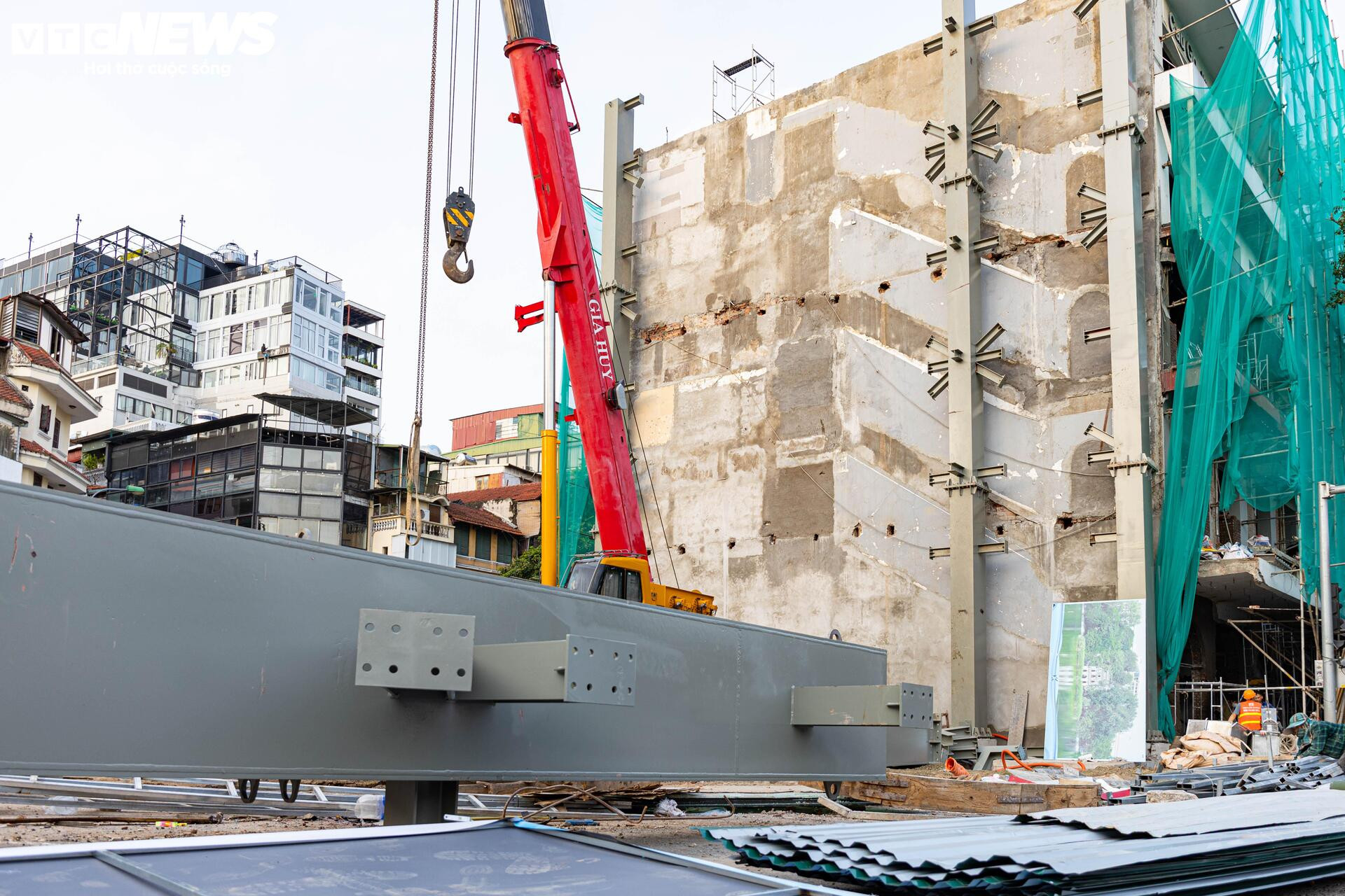 Hiện trạng quảng trường Đông Kinh - Nghĩa Thục sau khi phá dỡ toà 'Hàm cá mập' - 6