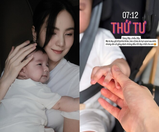 MC Mai Ngọc gây lo lắng khi để lộ sức khỏe giảm sút, đi lại khó khăn sau khi sinh con