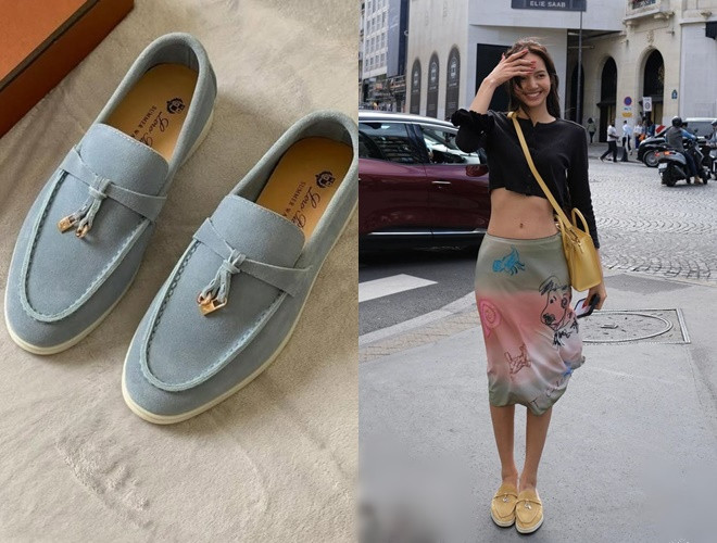 Vợ chồng Cường Đô La Đàm Thu Trang diện đồ đôi đậm mùi tiên đưa ái nữ Suchin đi học