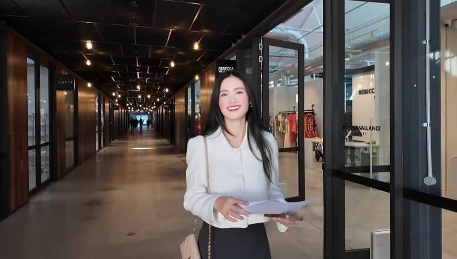 Hoa hậu Ý Nhi đi xin việc làm ở Úc