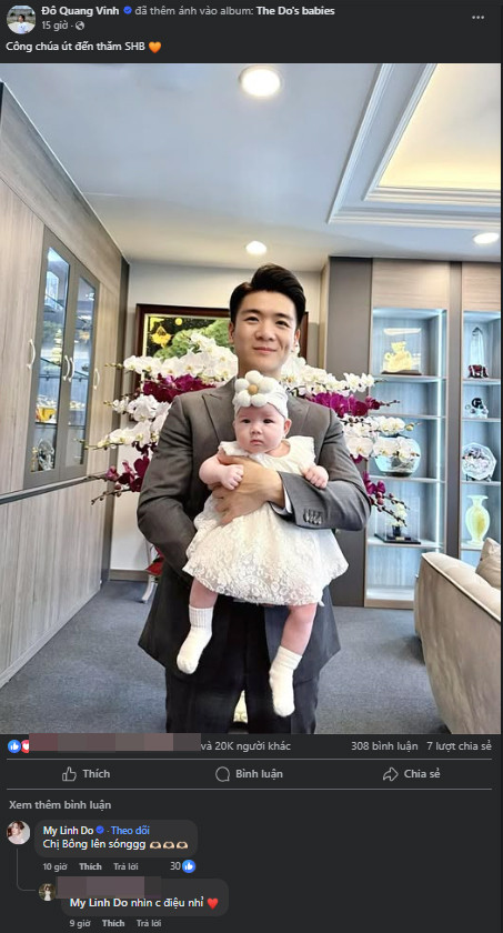 Anh chồng CEO khoe diện mạo tiểu công chúa Đỗ Mỹ Linh chỉ phán một câu gây xôn xao