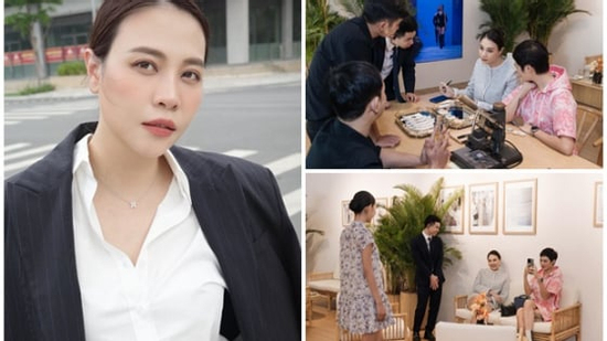 Đàm Thu Trang mua đồ hiệu: Biệt đãi như phim, phòng riêng, mẫu diễn...