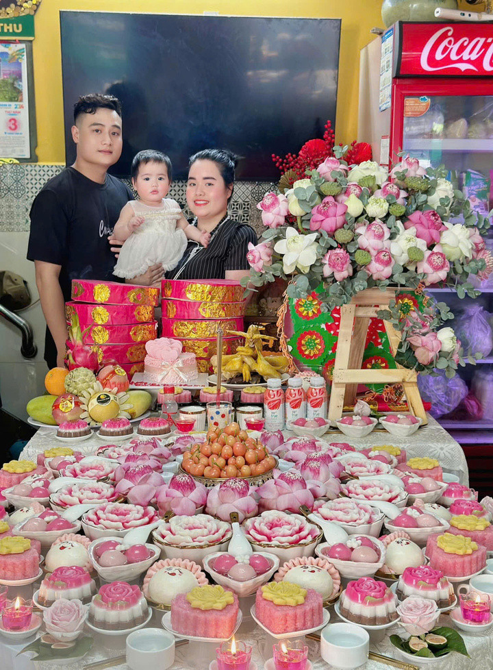 Năm 2024, Bảo Ngọc mới lần đầu được tổ chức sinh nhật chung cho ba con.