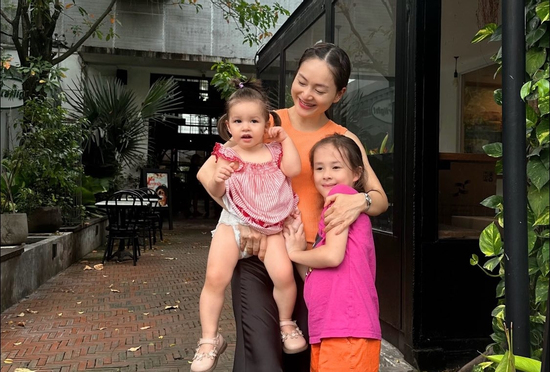 Diễn viên Lan Phương khoe hình bên hai con, chia sẻ cách tự chữa lành sau biến cố hôn nhân