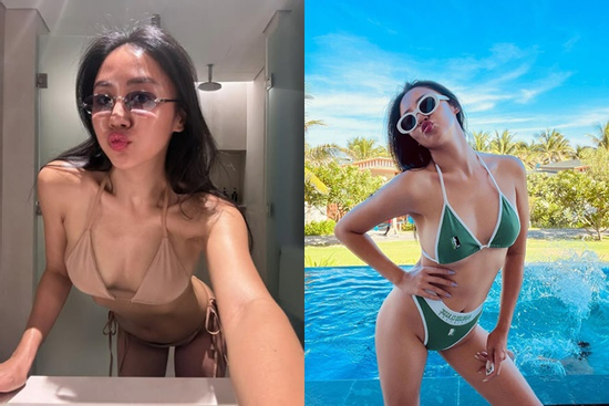 Văn Mai Hương bị soi body gầy nhẳng sau thời gian giảm cân khốc liệt