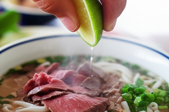 Vắt chanh vào phở bò có tác dụng bất ngờ gì?