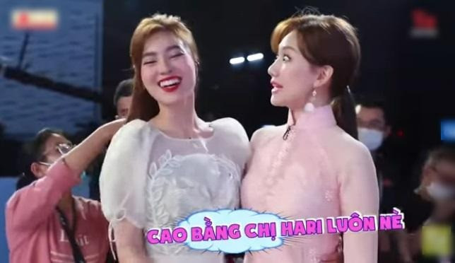 Hiếm lắm mới thấy Lan Ngọc lép vế cả chiều cao lẫn vóc dáng vì chụp cùng 1 mỹ nhân