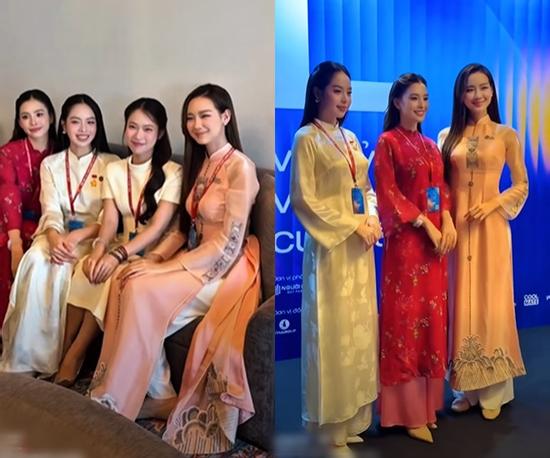 Hoa hậu Bảo Ngọc 1m86 được khen tinh tế nhờ hành động tránh 'dìm hàng' Tiểu Vy, Thanh Thủy