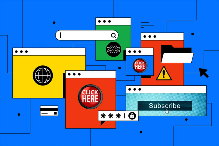 Các pop up có thể làm rối mắt người dùng internet. (Nguồn: Getty Images)