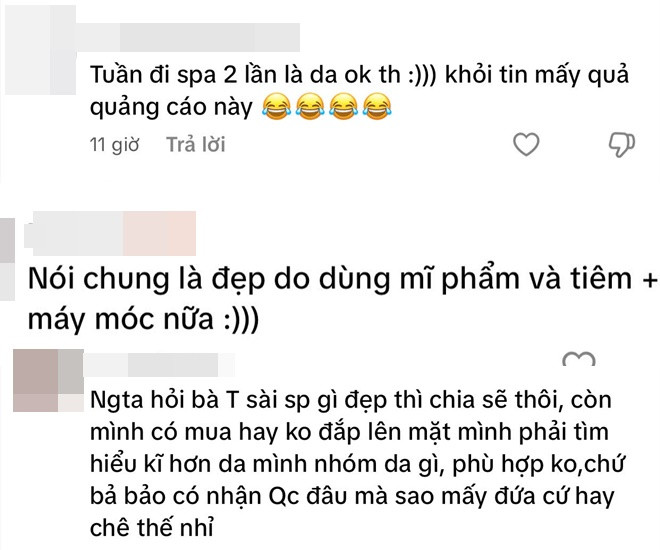 Bị nghi tiêm sửa nát mặt vẫn quảng cáo mỹ phẩm Thiều Bảo Trâm đáp trả