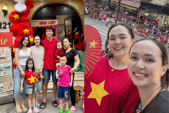 Căn nhà mặt phố 6 tầng xịn sò của nhà Đỗ Duy Mạnh bất ngờ gây sốt tại lễ diễu binh 2/9