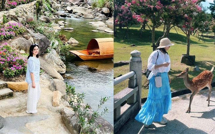 Hà Mỹ Điền hiện tận hưởng cuộc sống bình yên, giản dị.