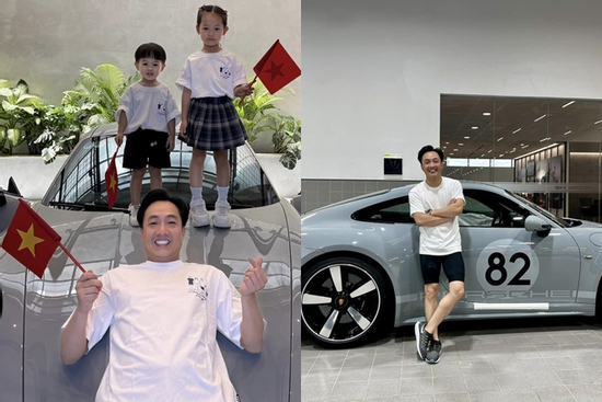 Cường Đô La cho con ra Hà Nội 'đu' diễu binh, dân tình lập tức 'thả wow' vì 1 chi tiết