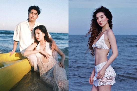 Vợ Hồ Quang Hiếu thả dáng với bikini sau nửa năm sinh con, nói 1 câu mà ai cũng choáng