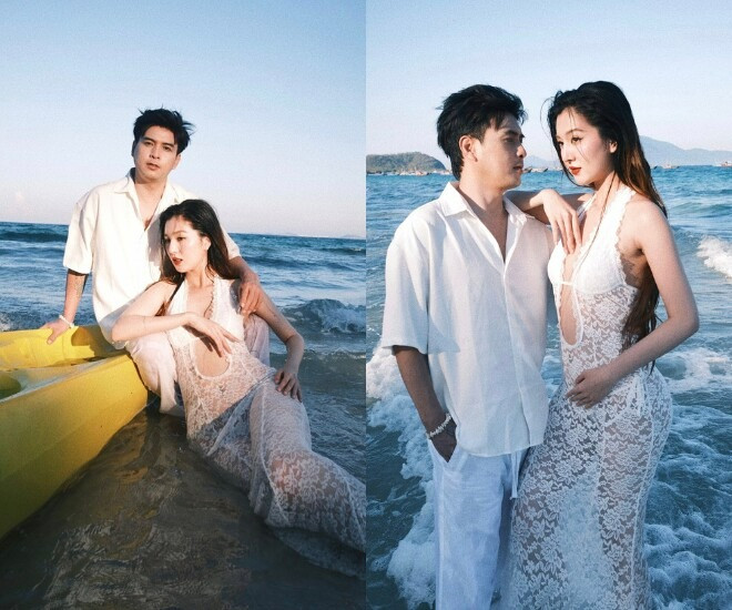 Bà xã Hồ Quang Hiếu thả dáng với bikini sau nửa năm sinh con nói 1 câu mà ai cũng choáng