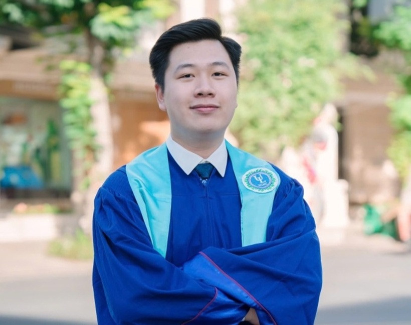 Cao Đức Anh, quê Hà Nội, thủ khoa tốt nghiệp năm 2025 của Trường Đại học Luật TP.HCM. Ảnh: VnExpress
