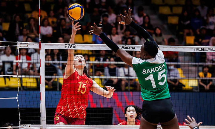 Đội tuyển bóng chuyền nữ Việt Nam tụt xuống hạng 28 thế giới. (Ảnh: FIVB)