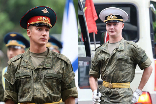 Loạt ảnh đang gây sốt MXH về dàn quân nhân Nga toàn trai đẹp tham gia diễu binh