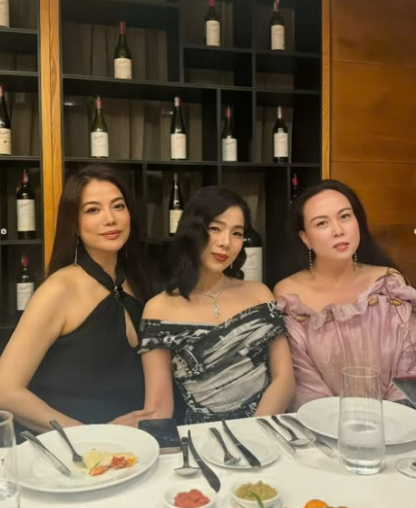 Bộ 3 chị đẹp giàu có Lệ Quyên  Trương Ngọc Ánh  Phượng Chanel cùng chung khung hình gây bàn tán