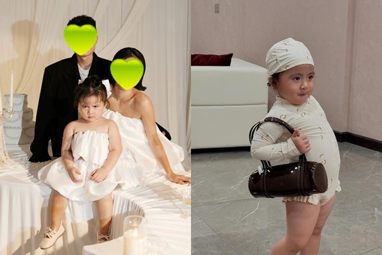 Ái nữ của hot girl lấy chồng năm 18 tuổi gây sốt với diện mạo 'cưng xỉu'