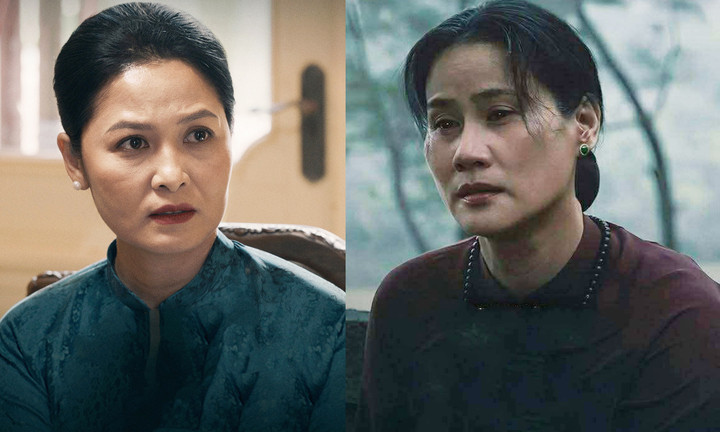 Hai diễn viên Thúy Hà đều vào vai những người mẹ có con hy sinh trong