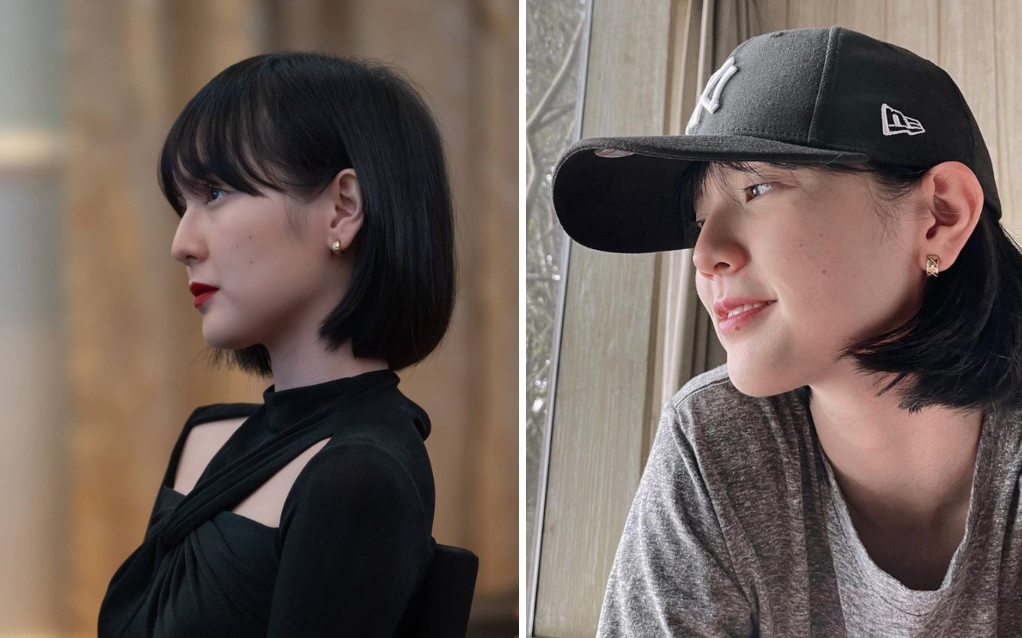 2 lần đụng hàng hoa tai Chanel của Hải Tú và Thiều Bảo Trâm