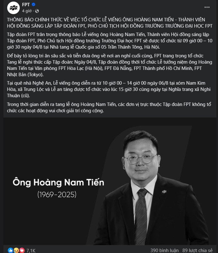 Giáo sư Xoay chia sẻ xúc động hé lộ con người thật ông Hoàng Nam Tiến đang viral trên MXH