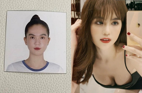 Trợ lý trượt tay để lộ ảnh thẻ của Ngọc Trinh với nhan sắc gây tranh cãi