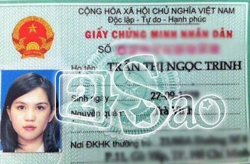Trợ lý trượt tay để lộ ảnh thẻ của Ngọc Trinh với nhan sắc gây tranh cãi